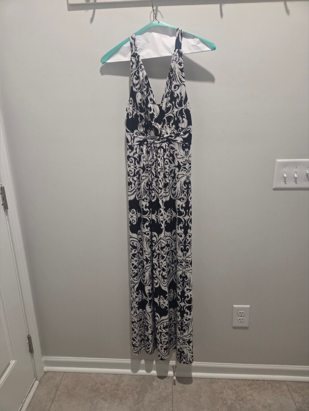 Black And White Maxi Dress